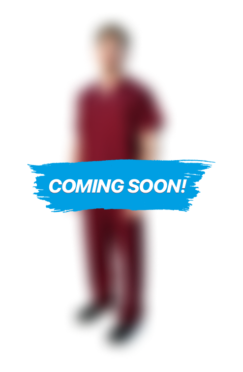 Nurses Dress Mandarin Collar Red Piping