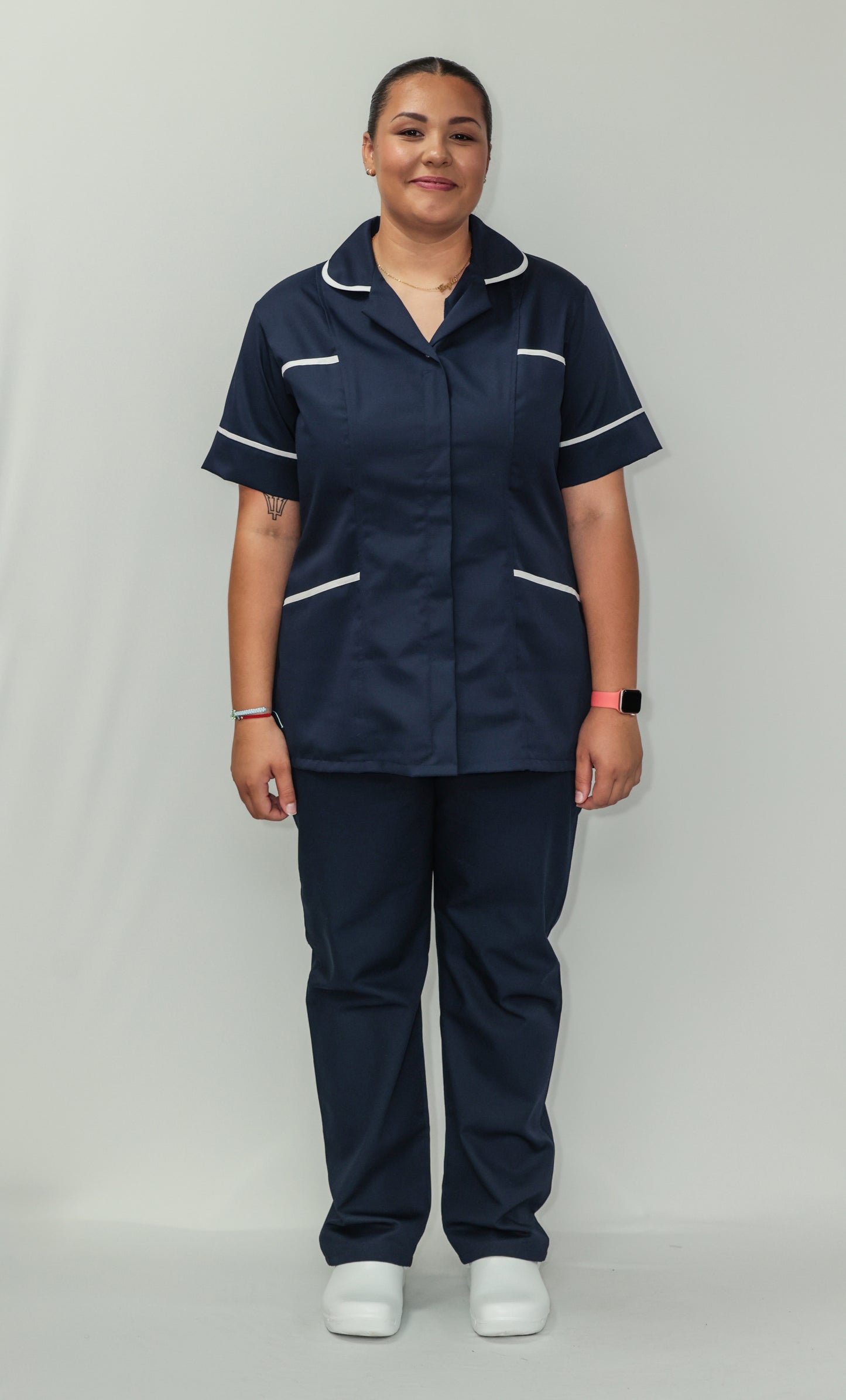 Female Tunic White Piping