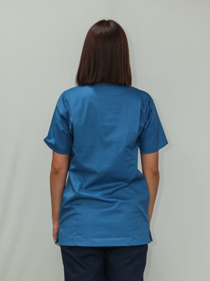 Female Tunic Navy Piping No Zip