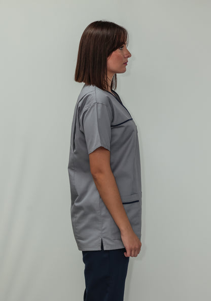 Female Tunic Navy Piping No Zip