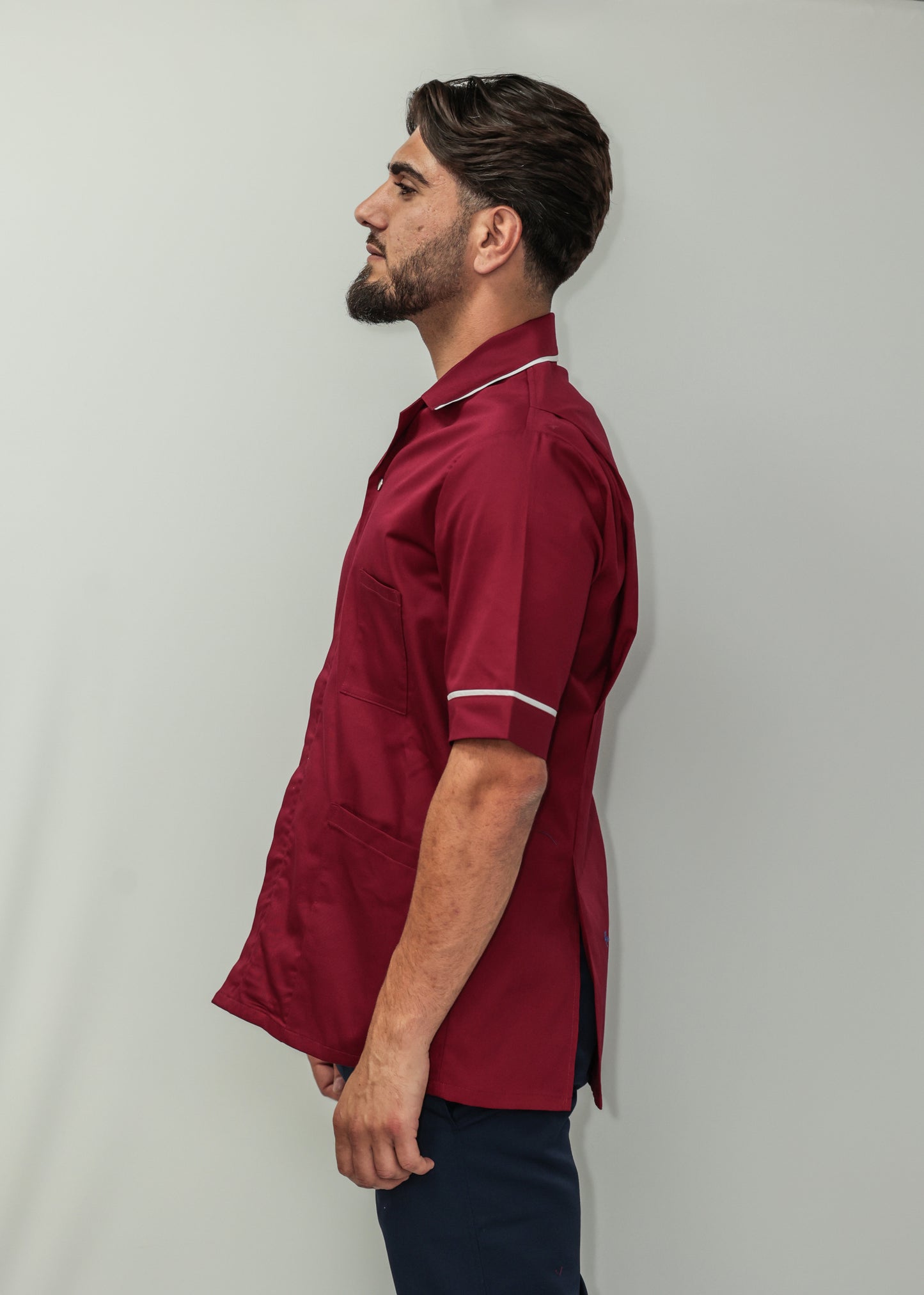 Male Tunic White Piping