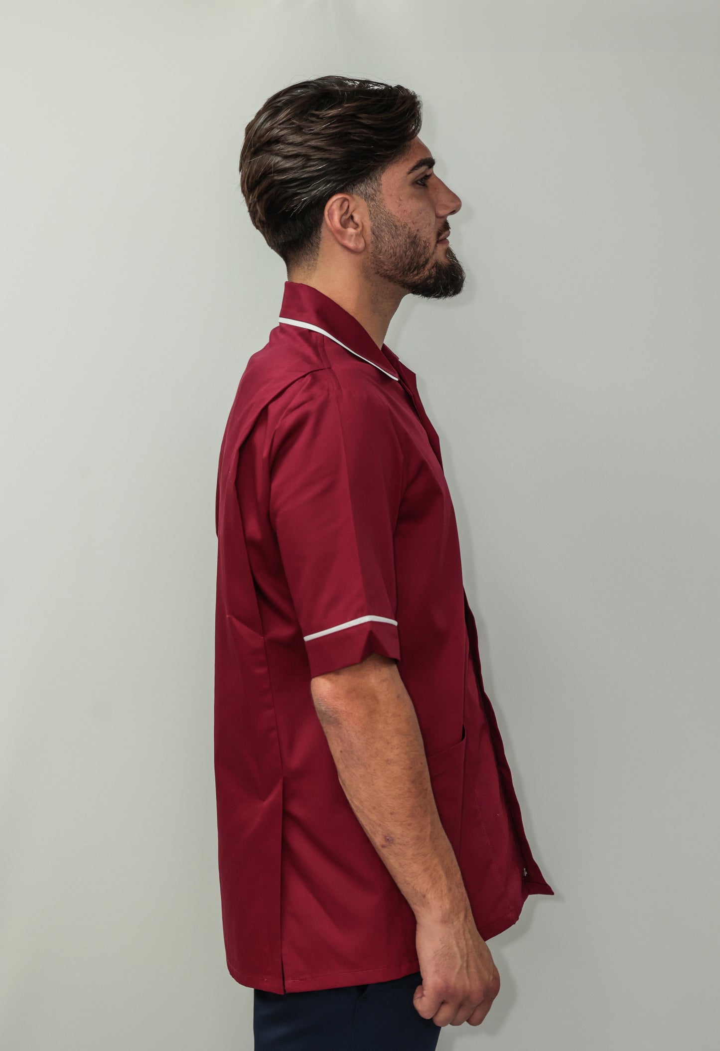 Male Tunic White Piping