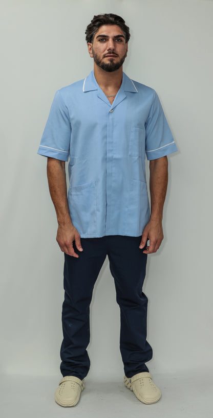 Male Tunic White Piping