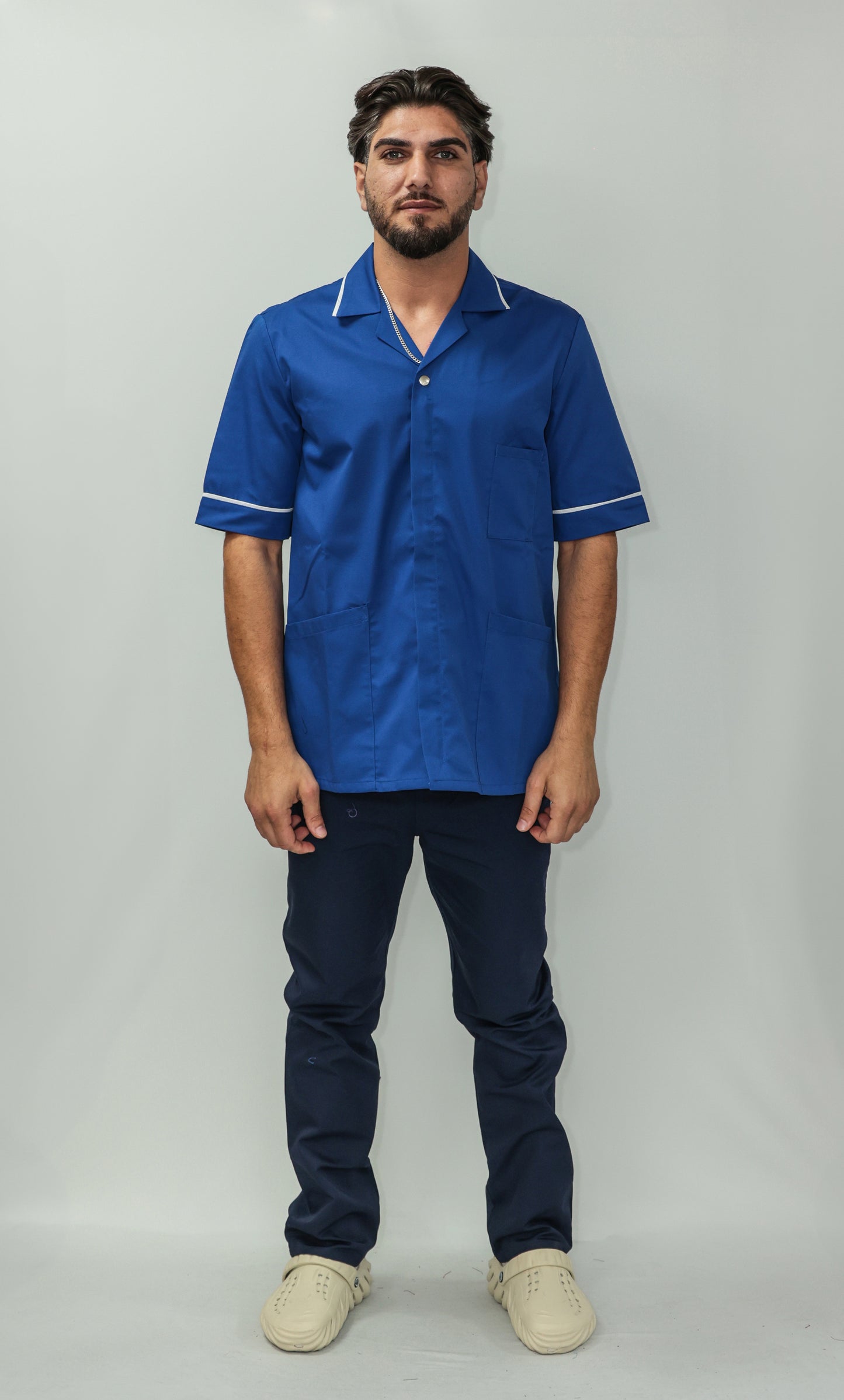 Male Tunic White Piping