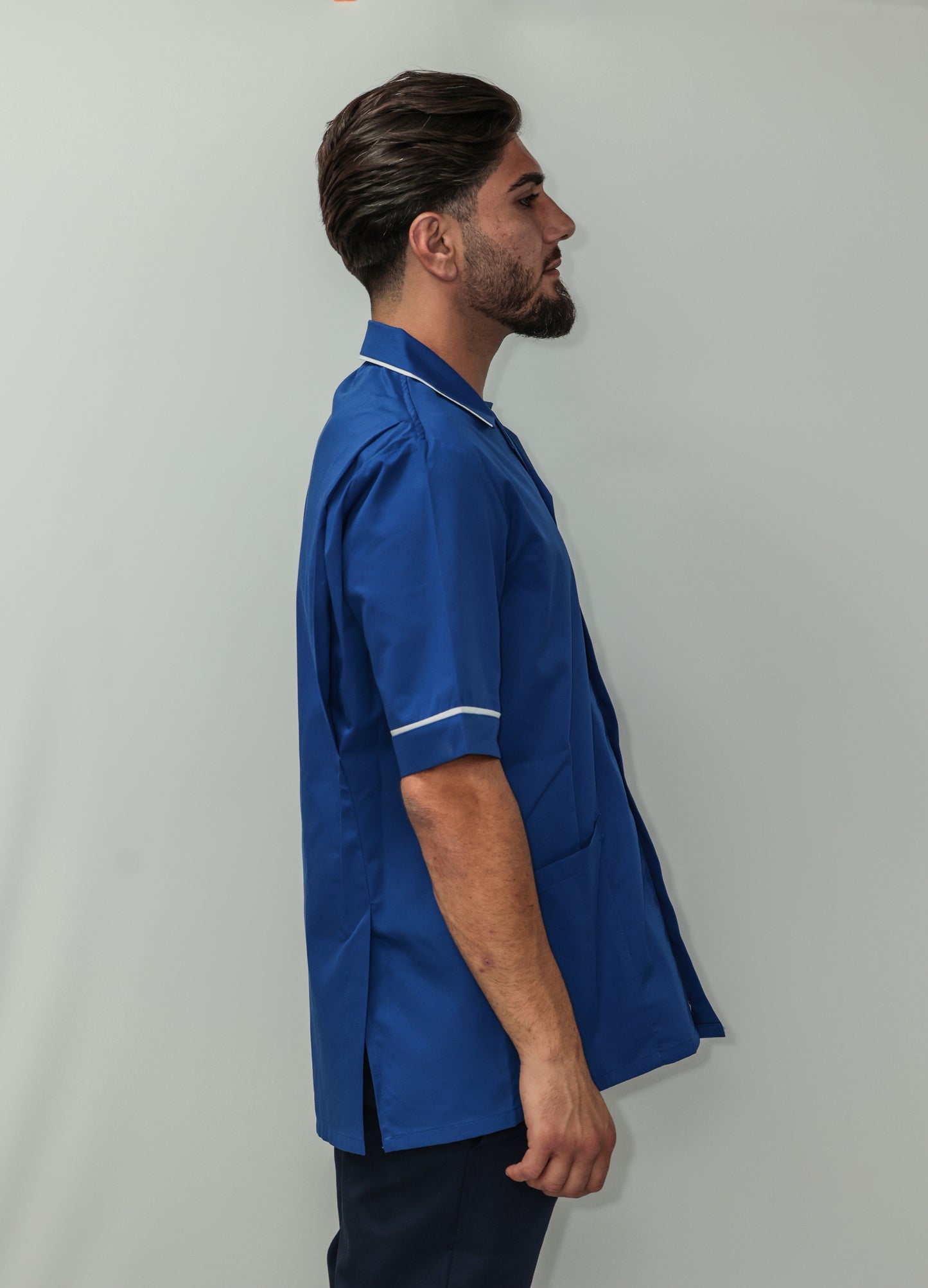 Male Tunic White Piping