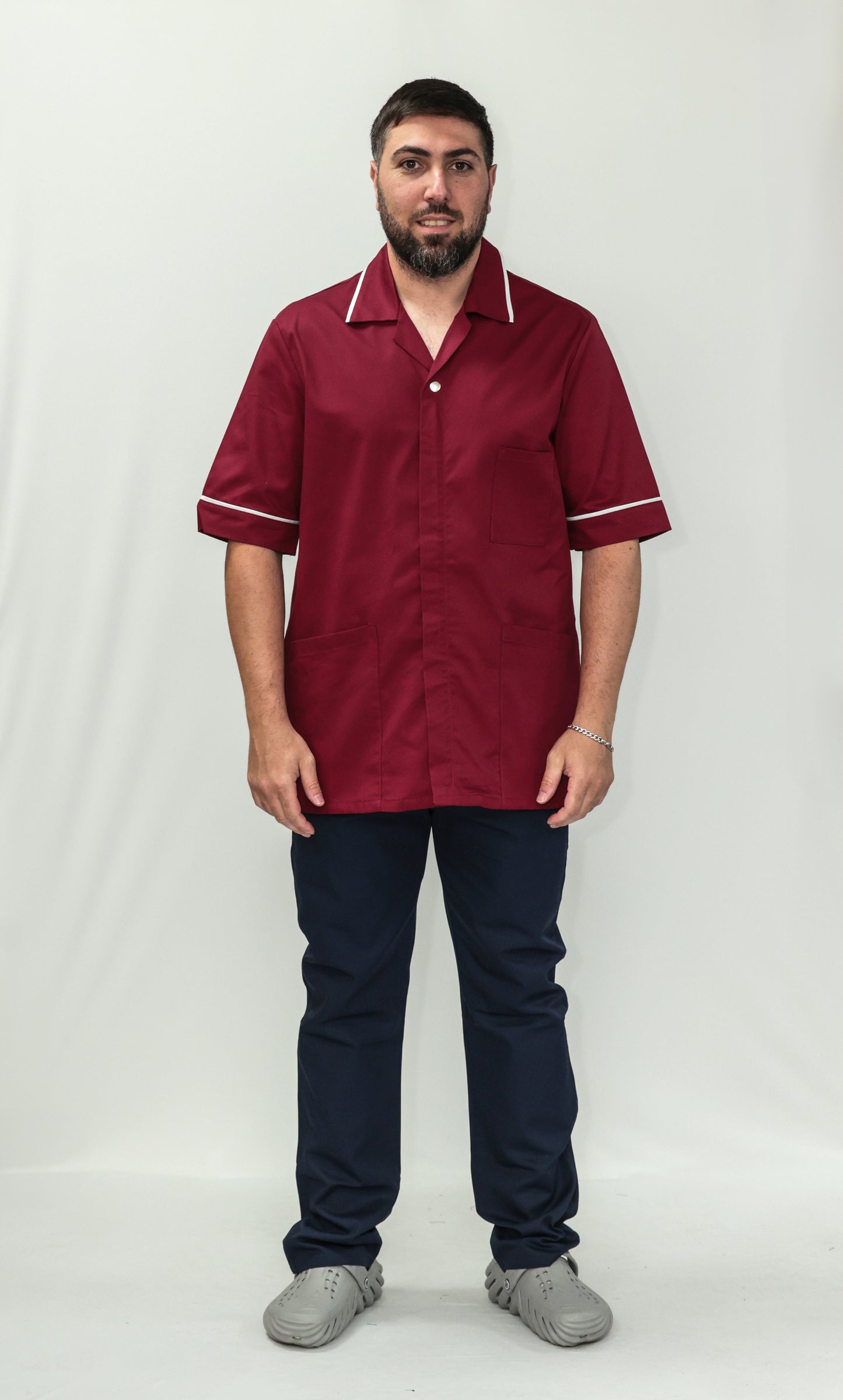 Male Tunic White Piping