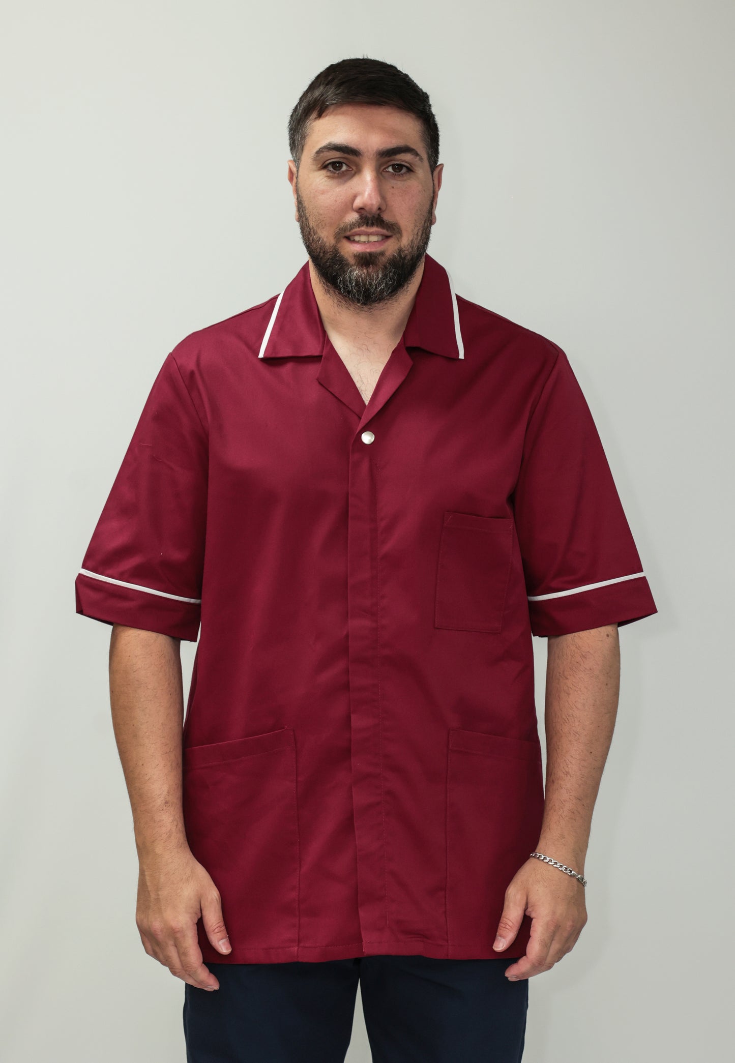 Male Tunic White Piping