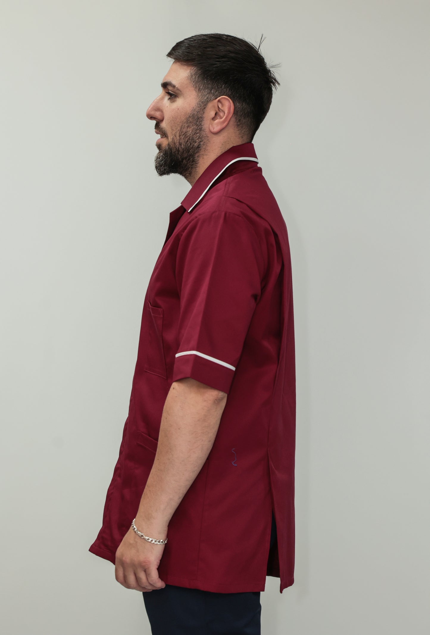 Male Tunic White Piping