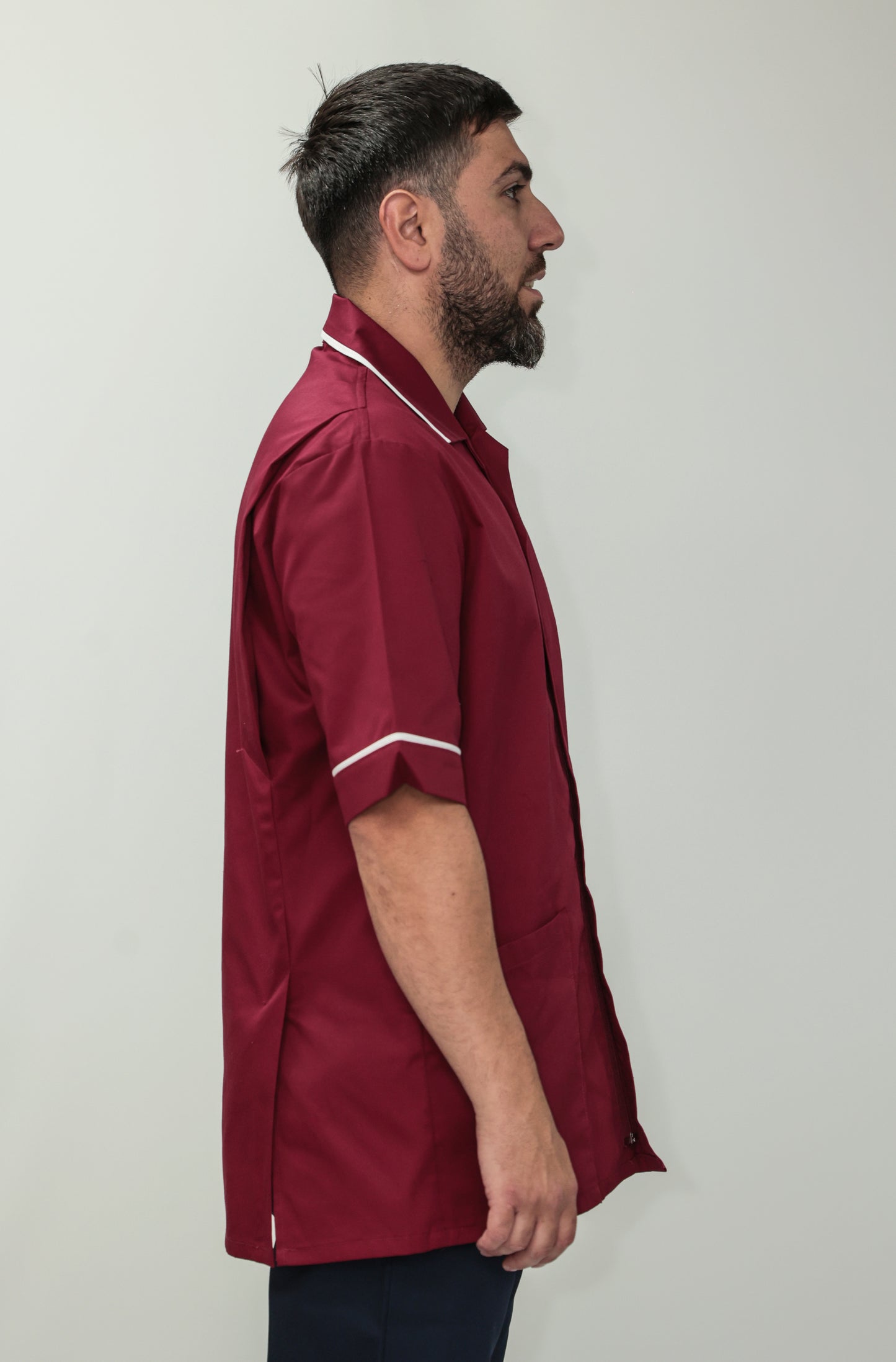 Male Tunic White Piping