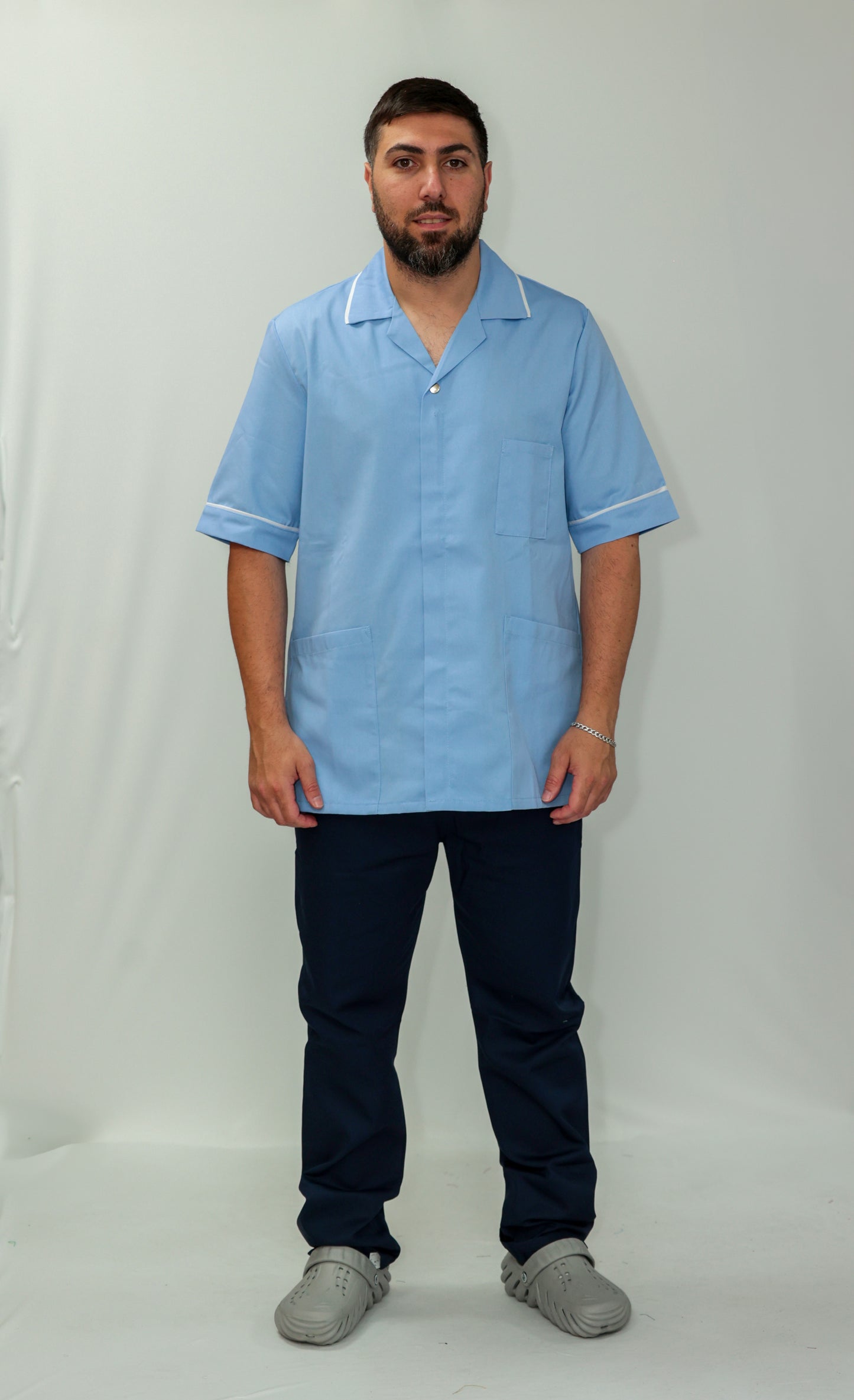 Male Tunic White Piping