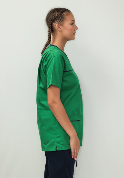 Female Tunic Navy Piping No Zip