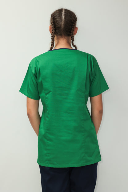 Female Tunic Navy Piping No Zip