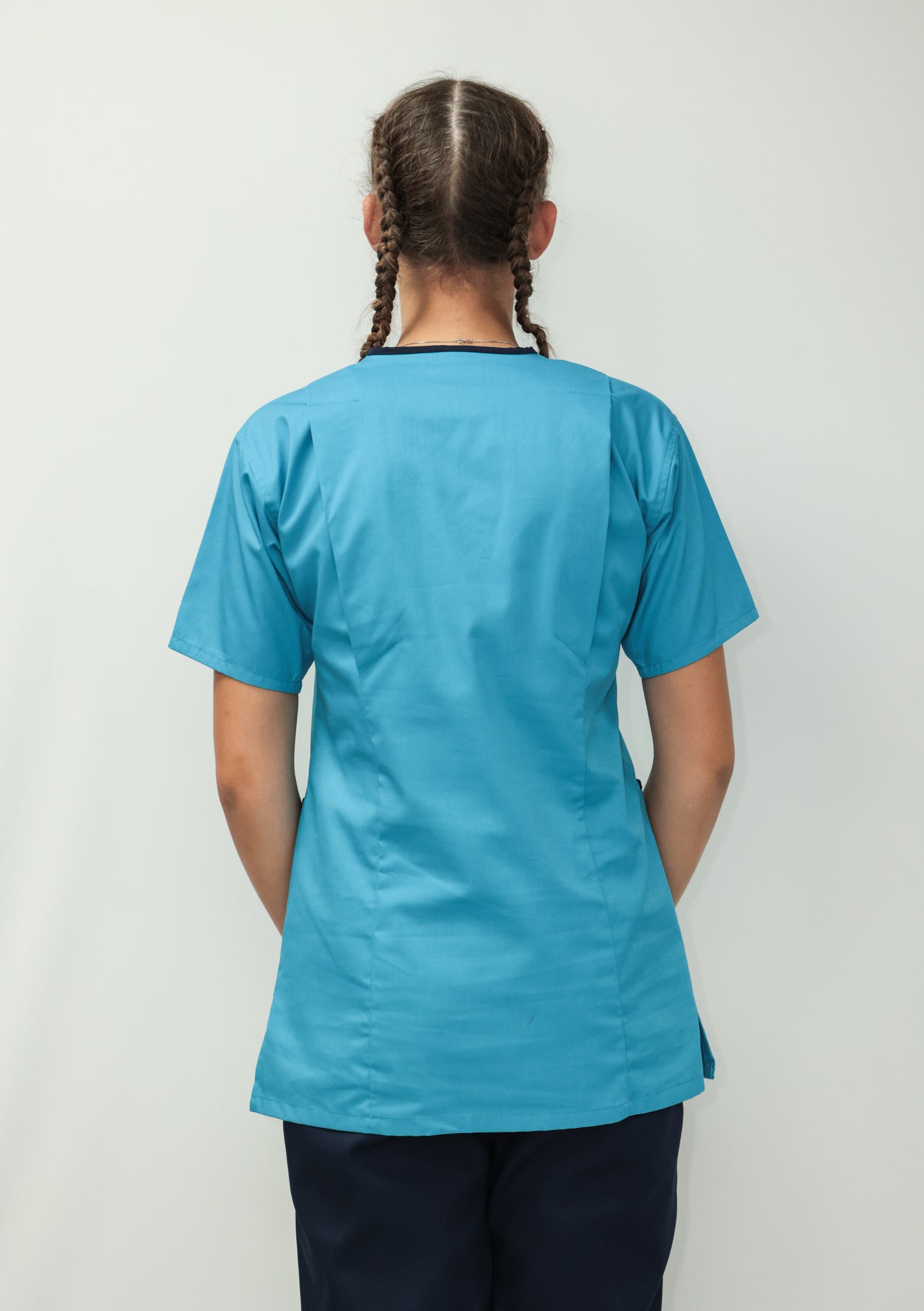 Female Tunic Navy Piping No Zip