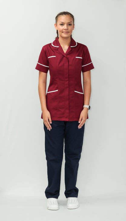 Female Tunic White Piping