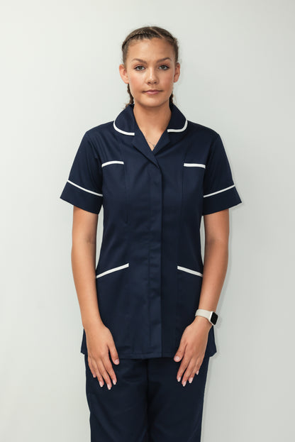 Female Tunic White Piping