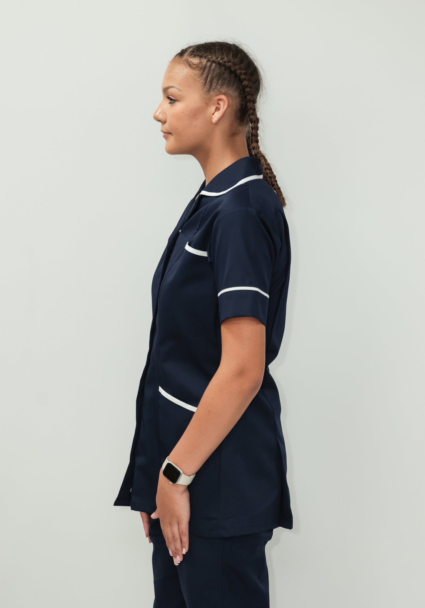 Female Tunic White Piping