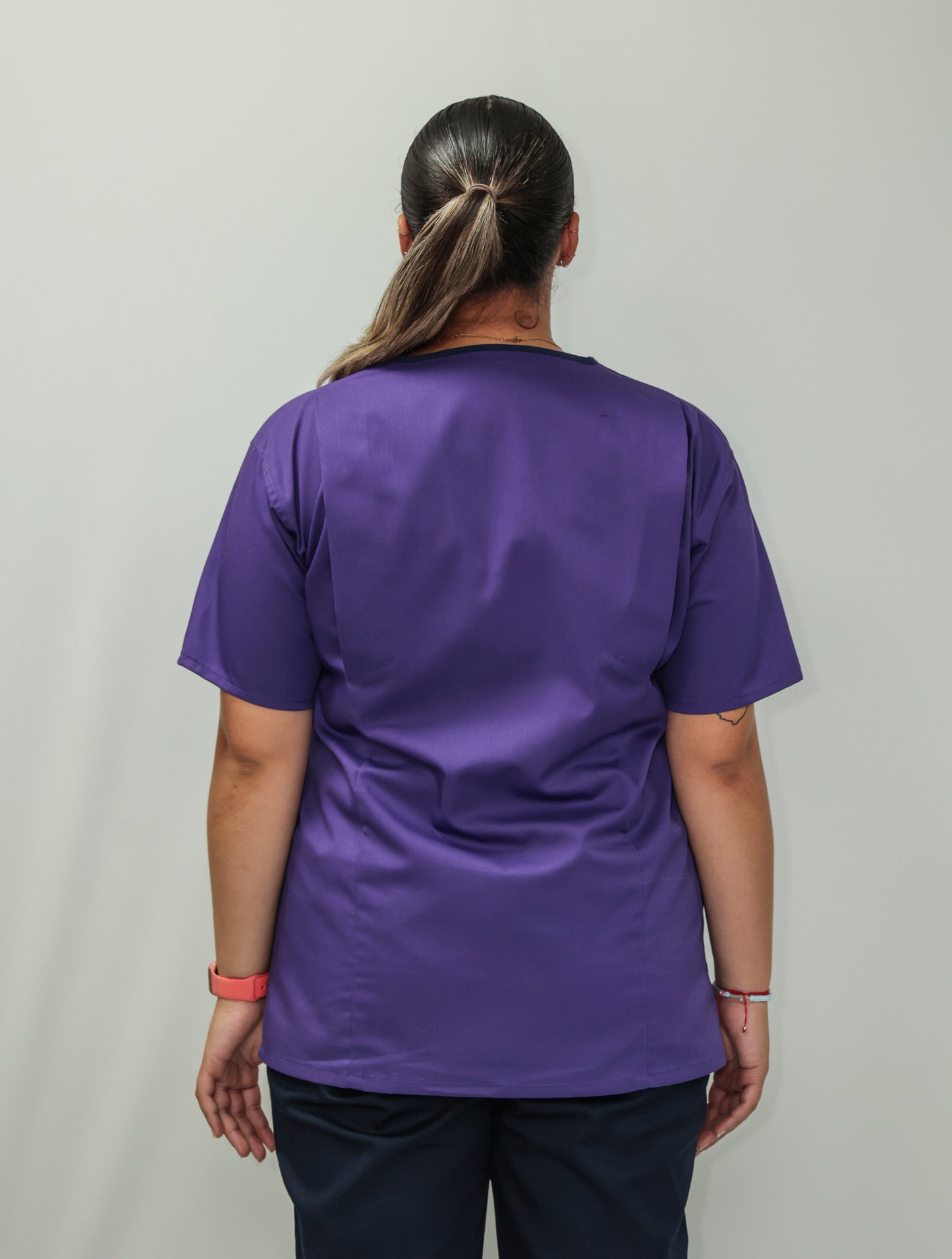 Female Tunic Navy Piping No Zip