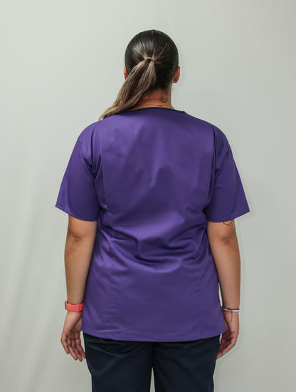 Female Tunic Navy Piping No Zip