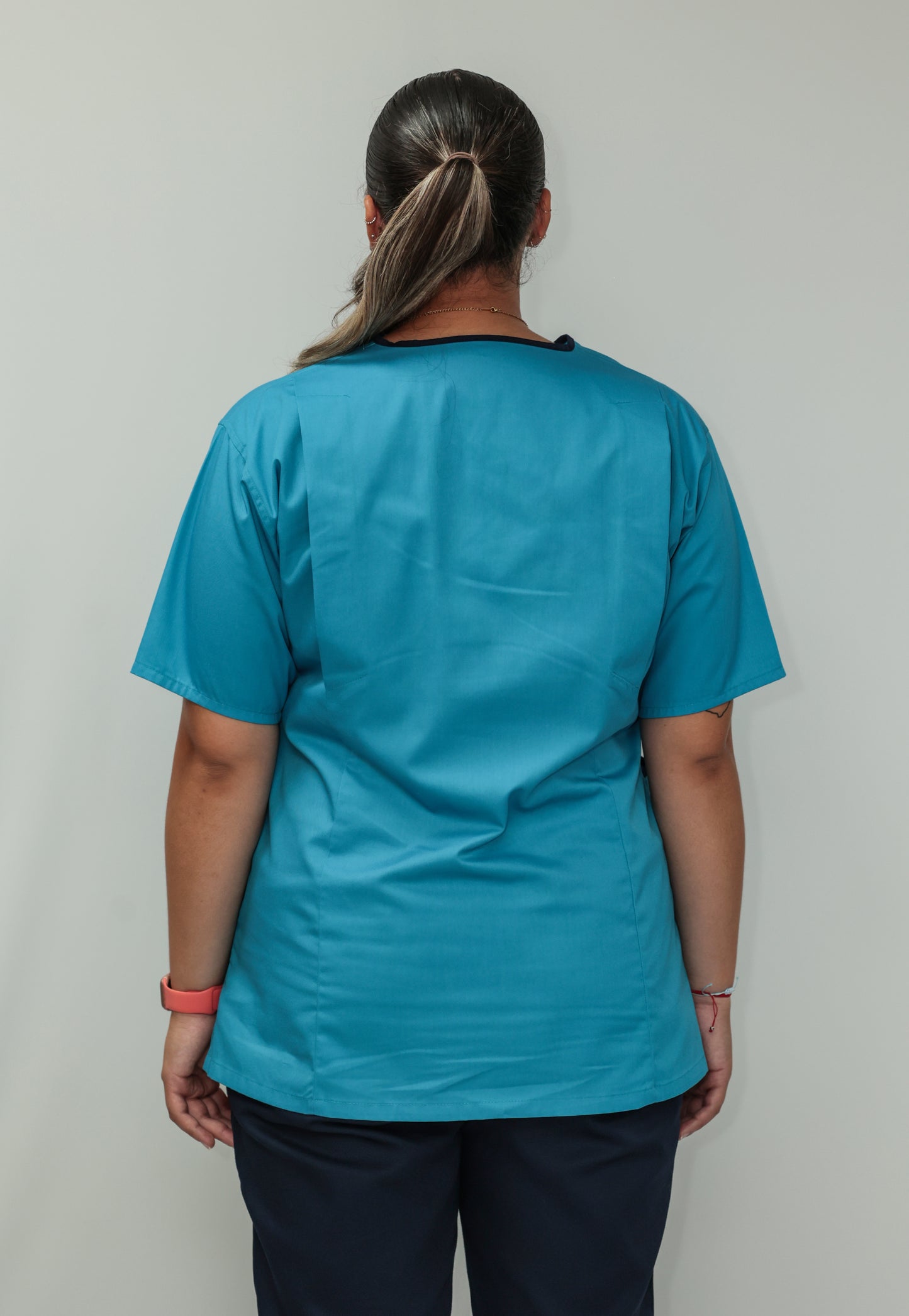 Female Tunic Navy Piping No Zip