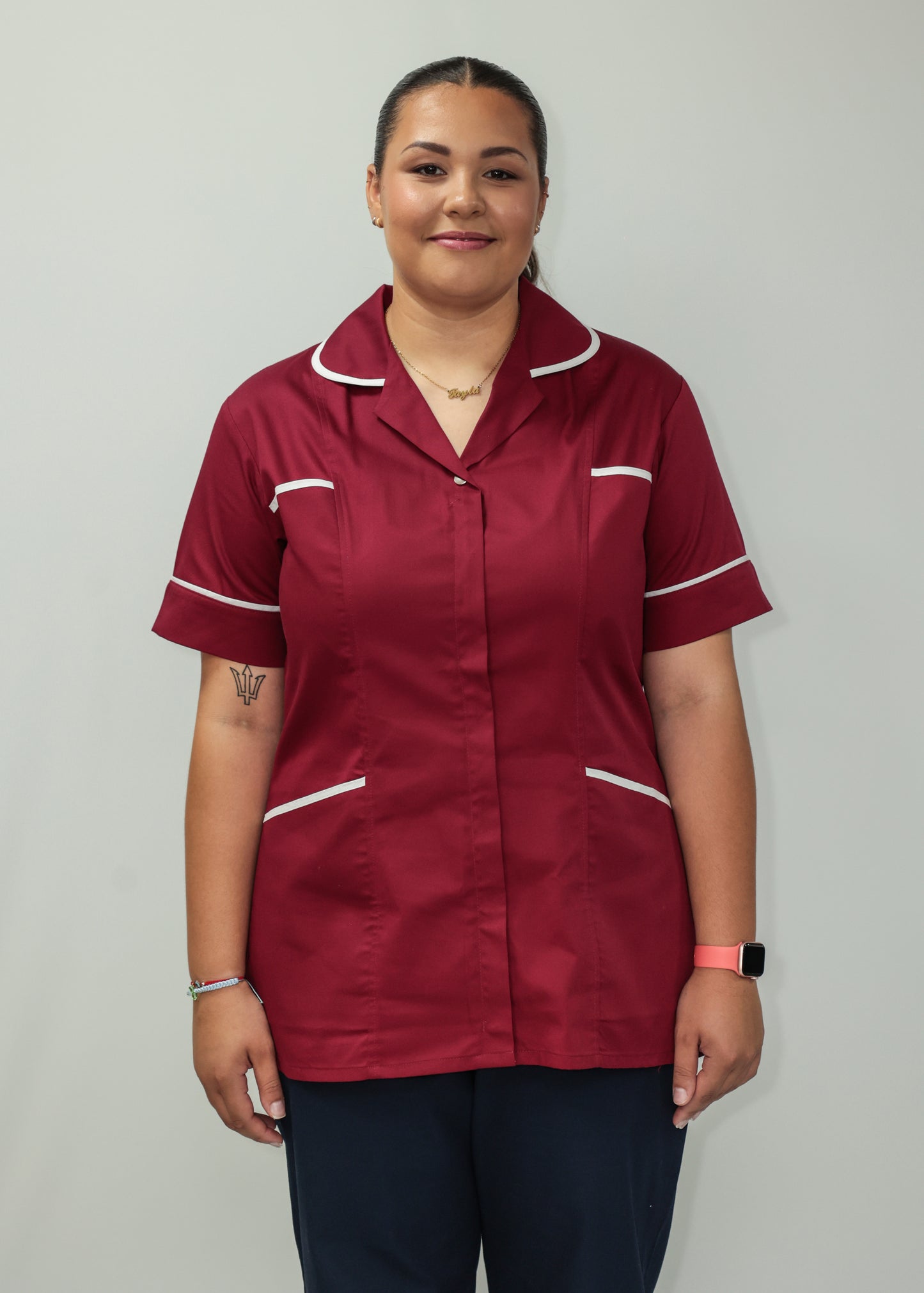 Female Tunic White Piping