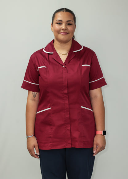 Female Tunic White Piping