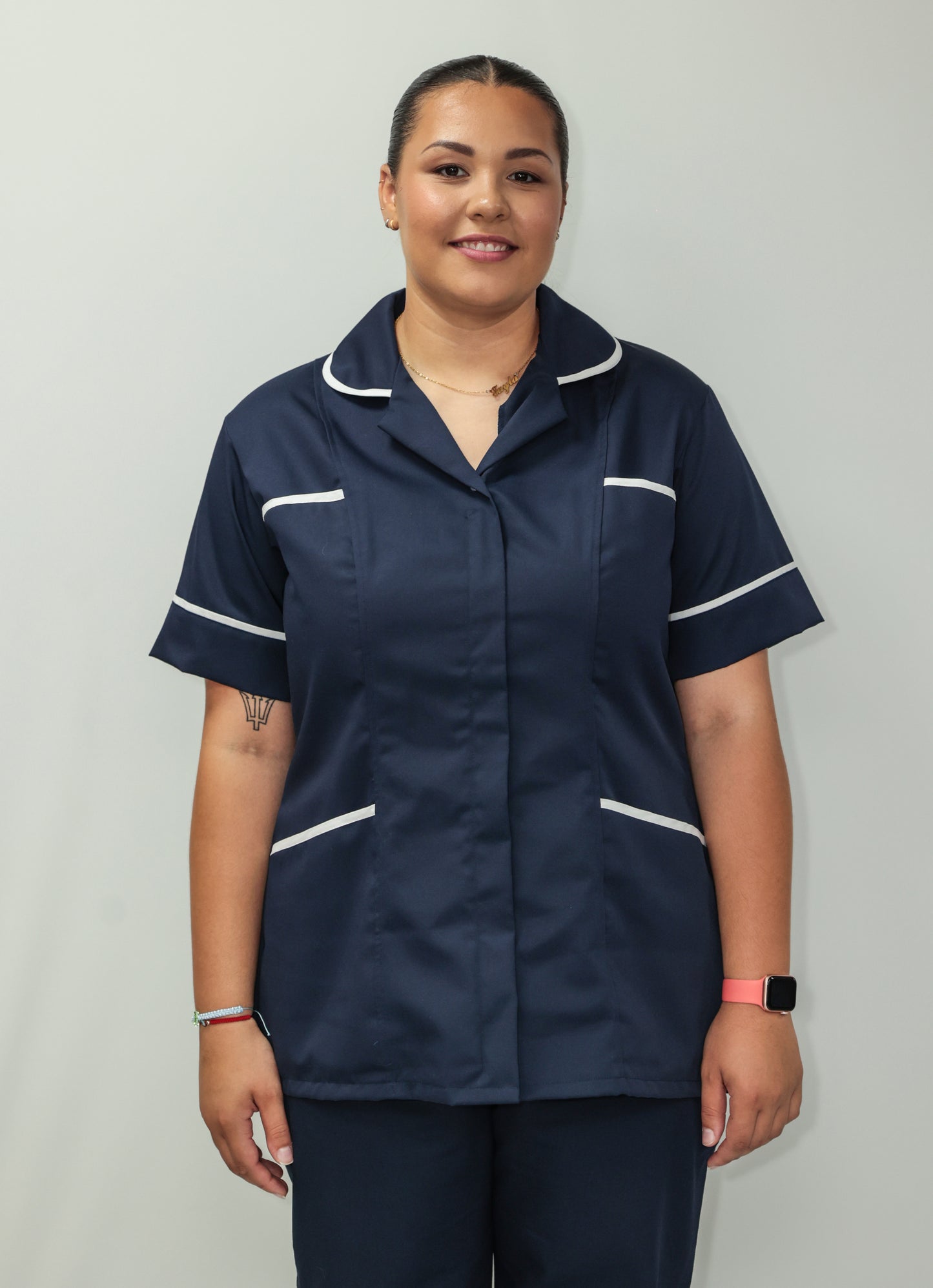 Female Tunic White Piping