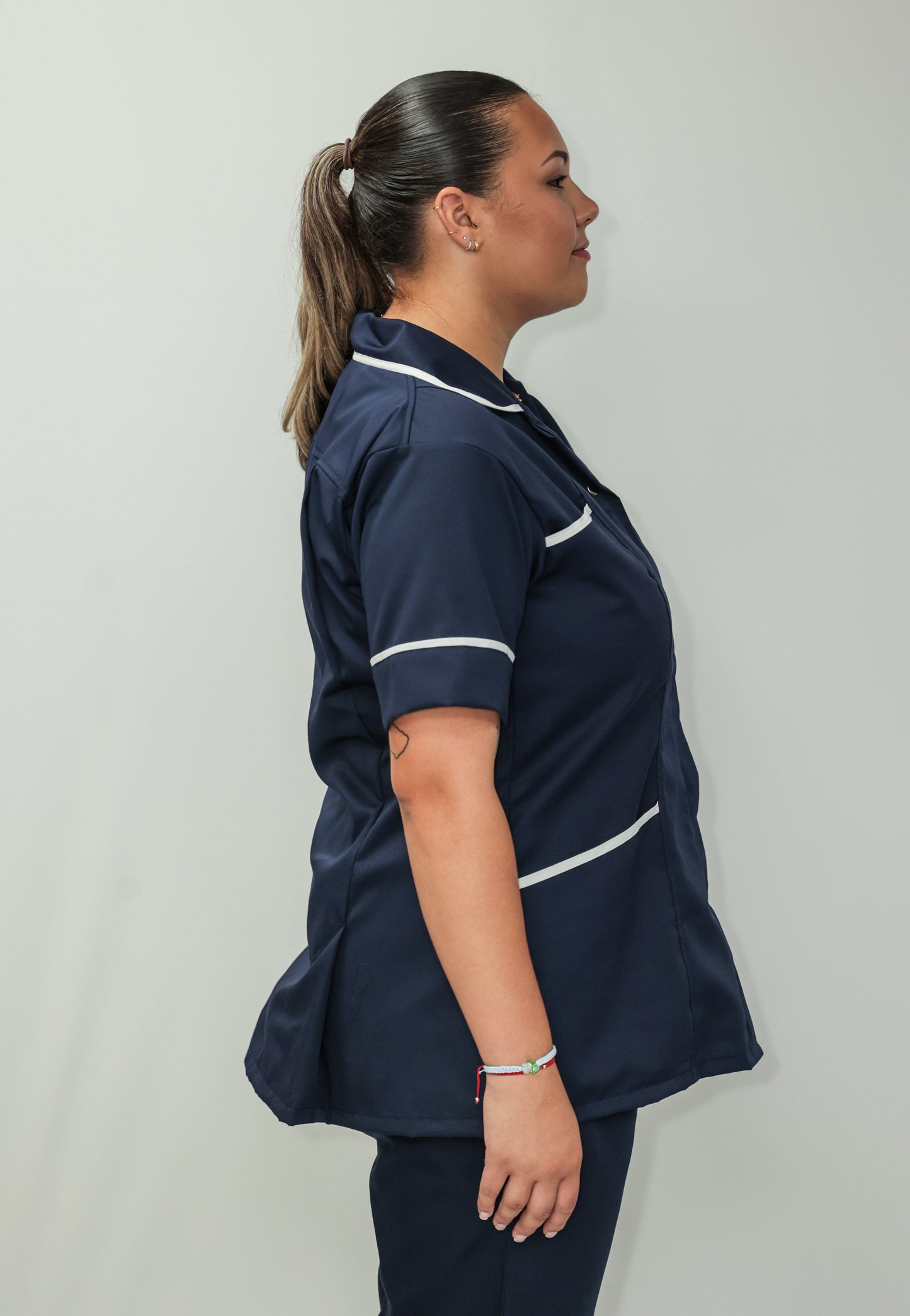 Female Tunic White Piping
