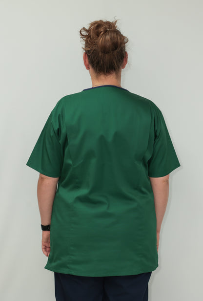 Female Tunic Navy Piping No Zip