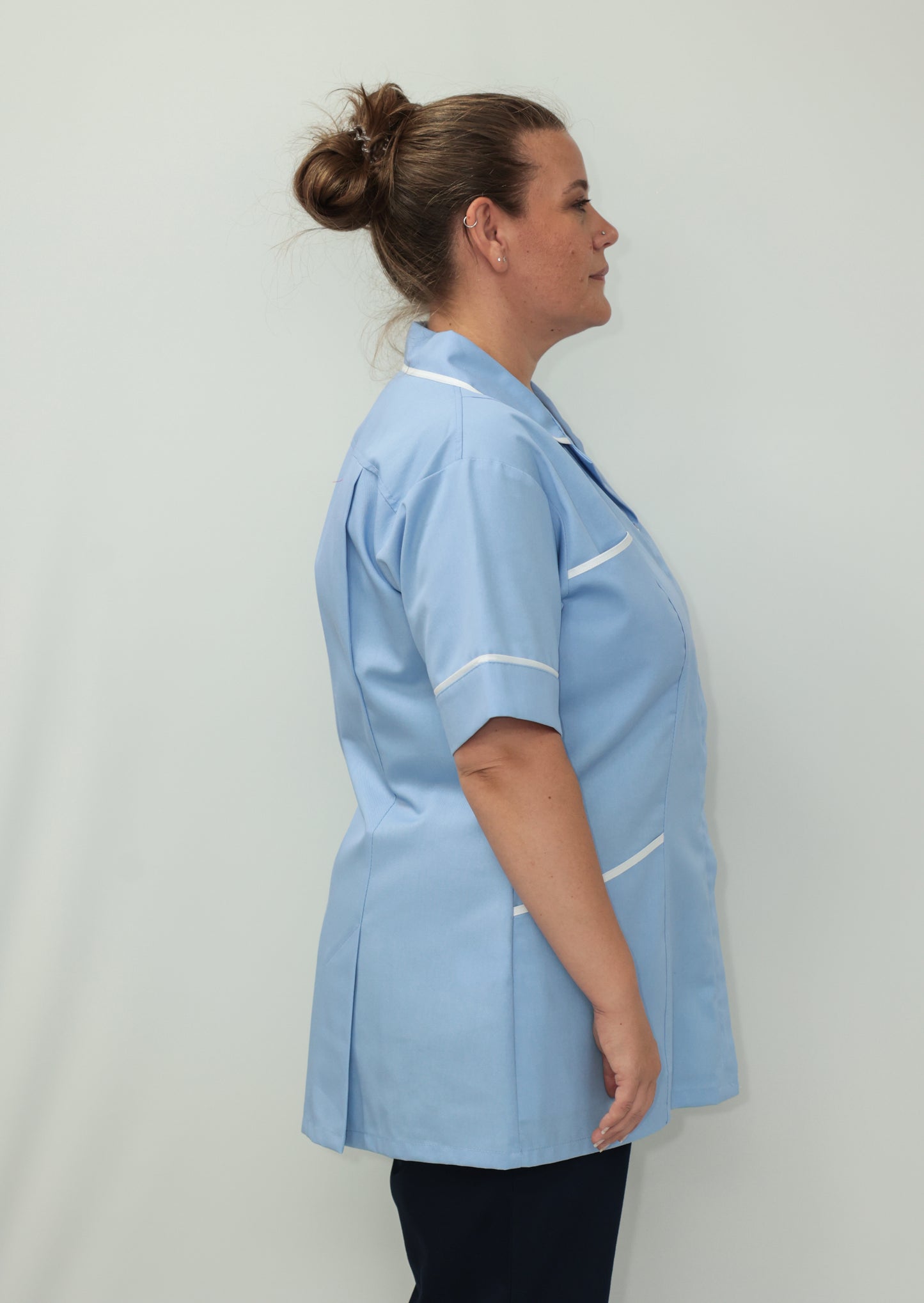 Female Tunic White Piping