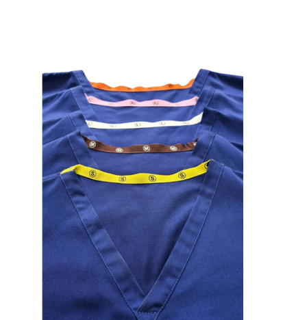 Men/Women Reversible Scrub Top/Uniform/Hospital/Doctor/Nurse/Medical/Royal Blue